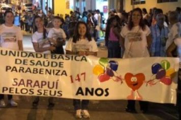 Foto - Sarapuí 147 anos! Desfile Cívico, resgata a história da cidade desde a fundação por Capitão Luis Vieira