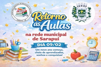 Aulas na rede municipal de ensino