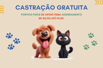 Campanha de Castração Gratuita