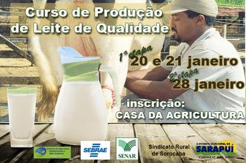 CURSO DE PRODUÇÃO DE LEITE DE QUALIDADE