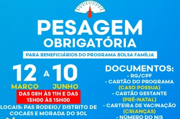 Pesagem Obrigatória