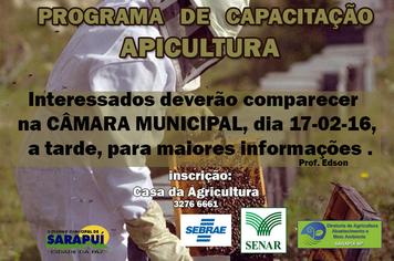 PROGRAMA DE CAPACITAÇÃO – APICULTURA