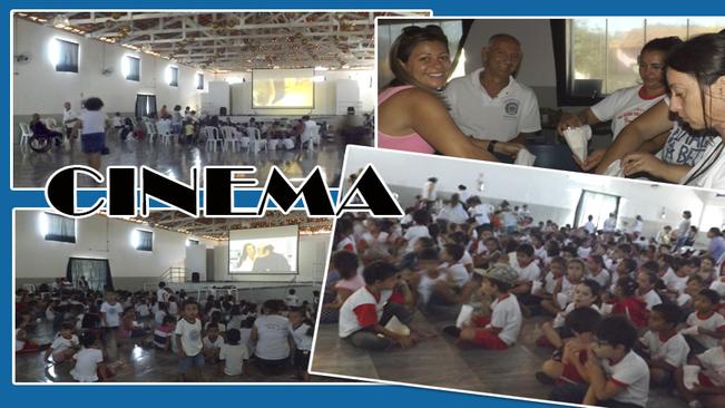 SESSÃO DE CINEMA NO CIC PARA ALUNOS DO MUNICÍPIO