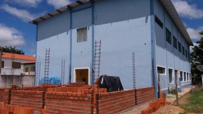 Obras de ampliação da Escola Celina Tereza Holtz Leme tem previsão de término para Abril