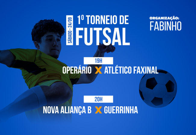 TORNEIO DE FUTSAL - FABINHO