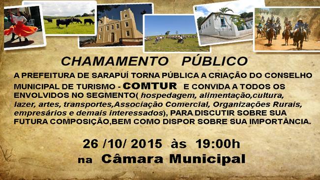 CONSELHO MUNICIPAL DE TURISMO – COMTUR