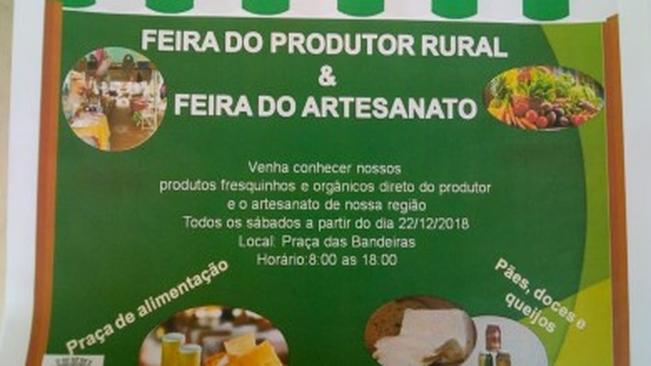 Feira Livre será no próximo dia 22