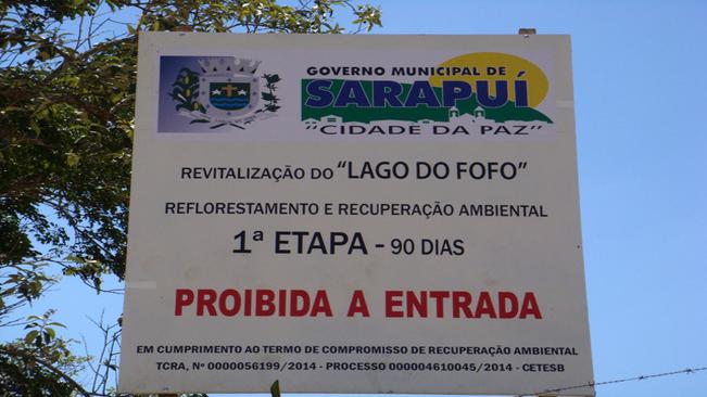 REVITALIZAÇÃO DO “LAGO DO FOFO”